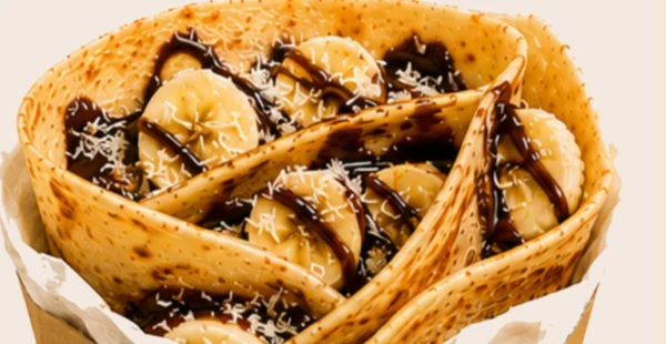 Banane & Schokolade-Crêpe von THE FORGE Zürich-Altstetten